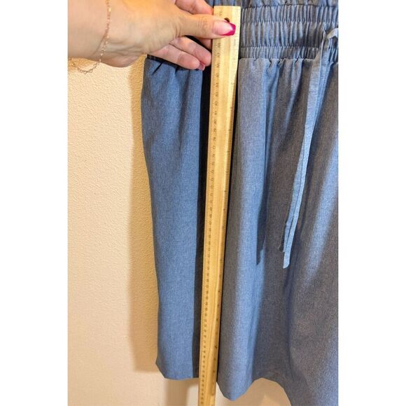 NWOT Albion Fit Going Places Light Chambray Cap Sleeve Dress Large - Picture 10 of 13